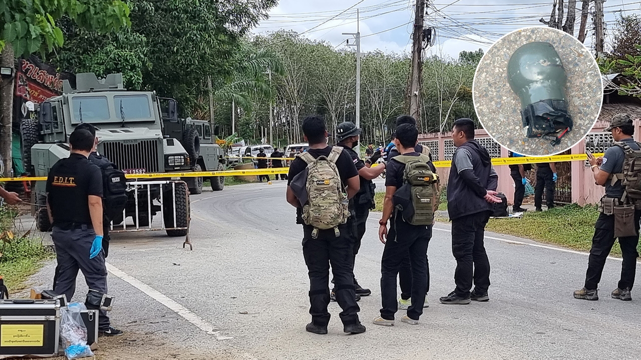 คนร้ายป่วนยะลา ปาระเบิดใส่ฐานปฏิบัติการ ตชด. โชคดีไร้เจ็บ-ตาย