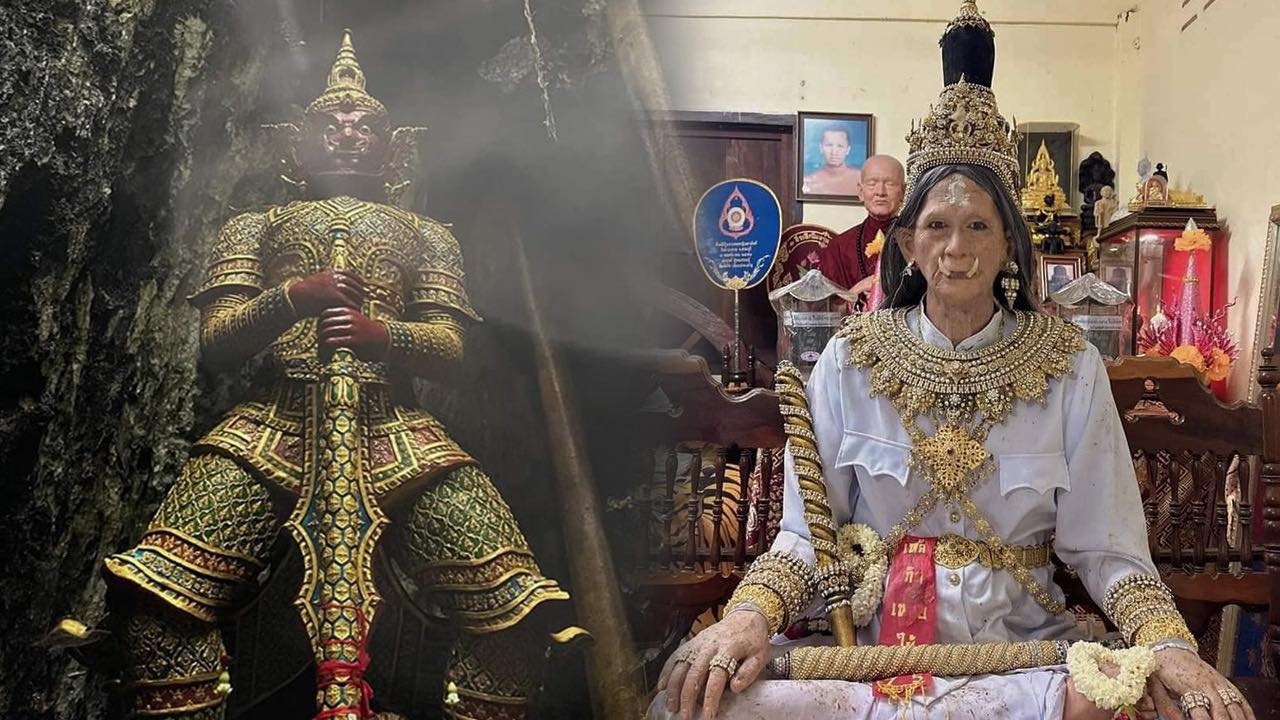 ปิดตำนานถ้ำวงกต ท้าวเวสสุวรรณกลางป่า สายมูแห่ไหว้ขอโชคลาภวันละ 2 พันคน