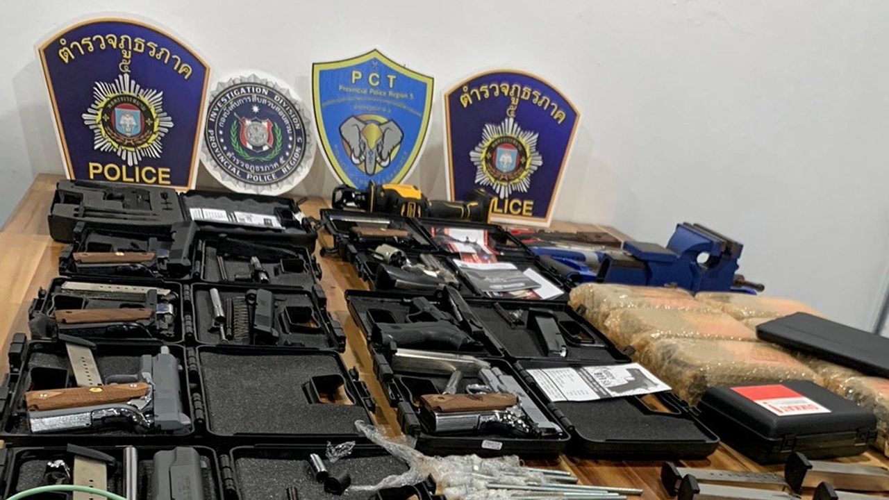 ทลายปืนเถื่อน ขายออนไลน์ 2 รายใหญ่ภาคเหนือโยงพัวพันคดีฆ่าคน