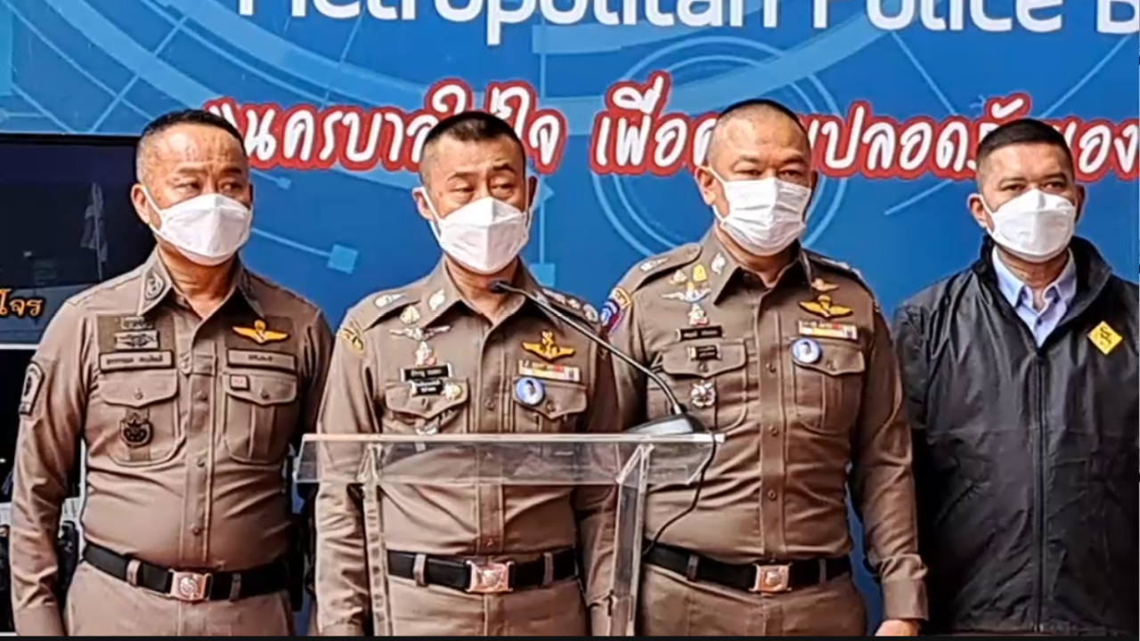 ผบช.น. แถลงจับ 8 ช่างกลปทุมวัน ยกพวกยิงอริในงานแต่ง ตามล่าอีก 3