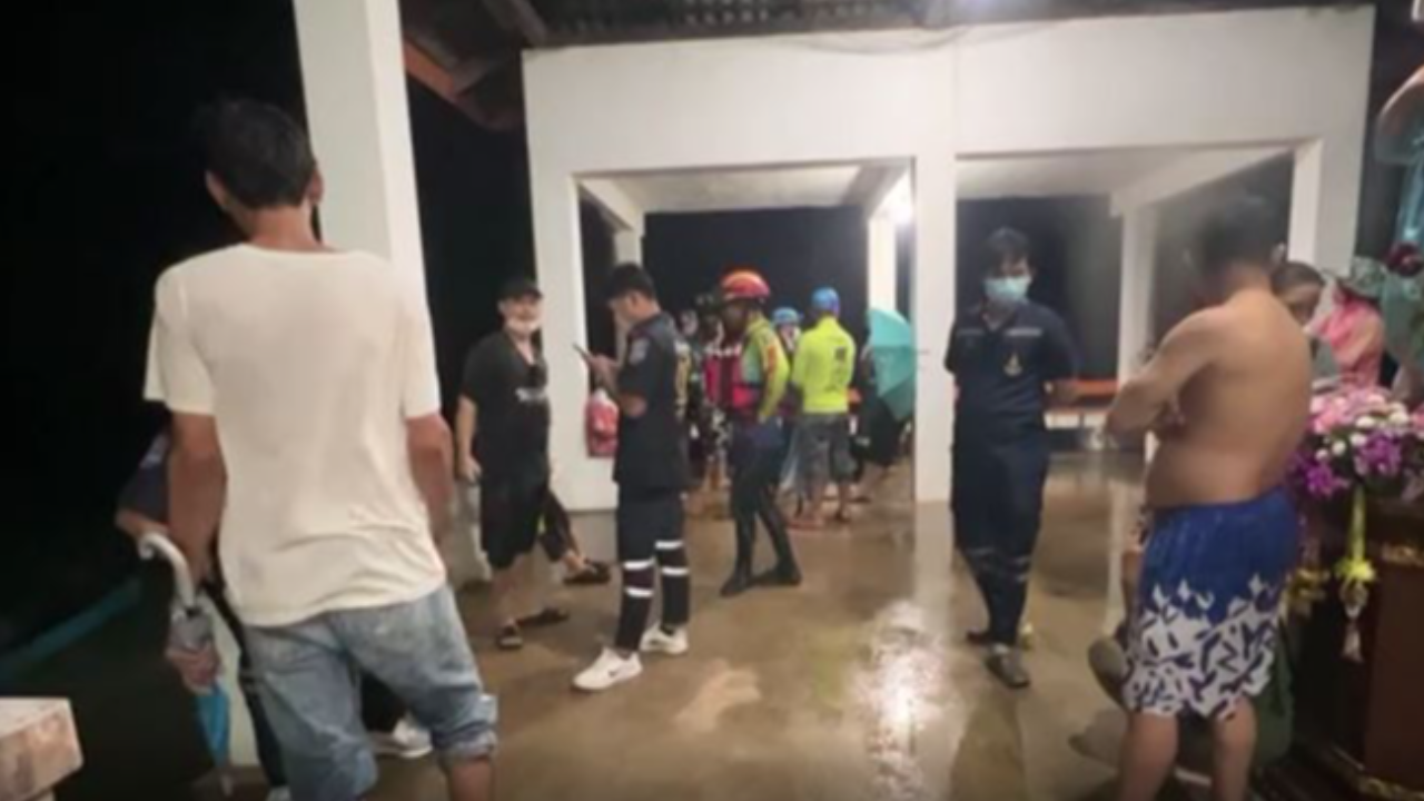 6 ชีวิต พายุฝนซัดเรือล่ม ที่เมืองจันทร์ ตาย 1 สูญหาย 1 ไม่รู้ชะตากรรม