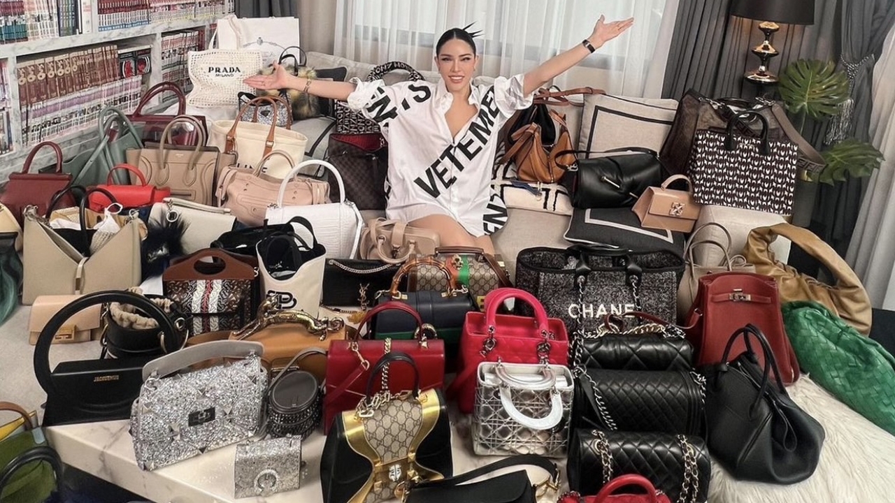 เปิดกรุกระเป๋าแบรนด์เนม นัท นิสามณี รวมมูลค่าหลายล้าน แต่ละใบราคาไม่ธรรมดา (คลิป)
