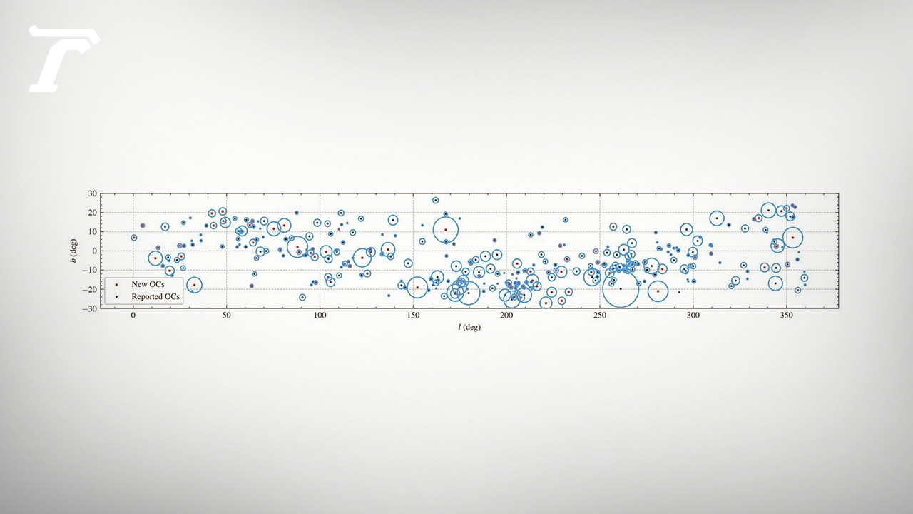 Chinese astronomer 101 open clusters found