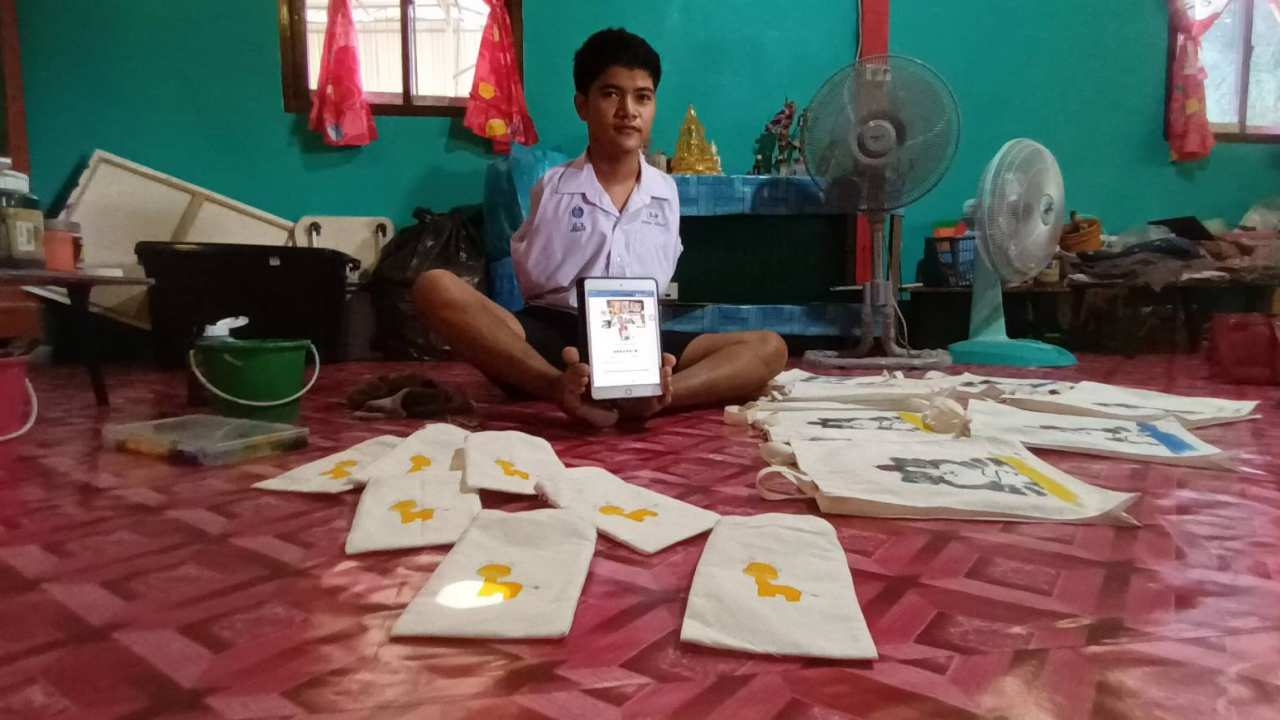 น้องทาม หนุ่มน้อยไร้แขน 2 ข้างถูกเปิดเพจปลอม สวมรอยหลอกเอาเงินลูกค้า