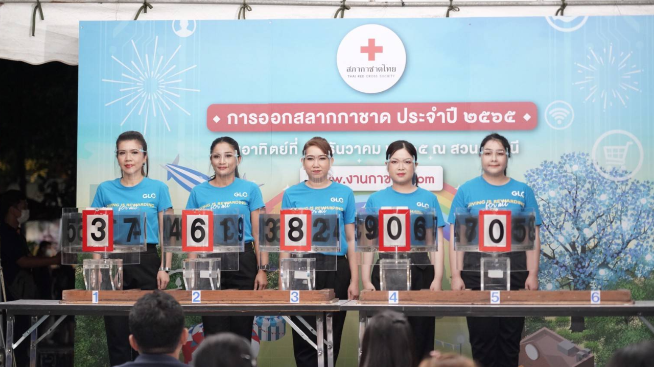 ตรวจผลสลากกาชาด กรมการพัฒนาชุมชน ประจำปี 2565