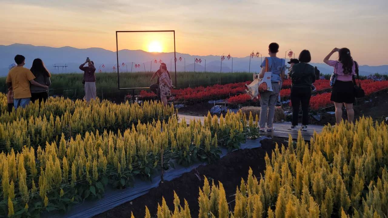 ชวนไปสัมผัสลมหนาว ดูอาทิตย์ลับเขาที่สุดท้ายของไทย ริมชายแดนพบพระ จ.ตาก