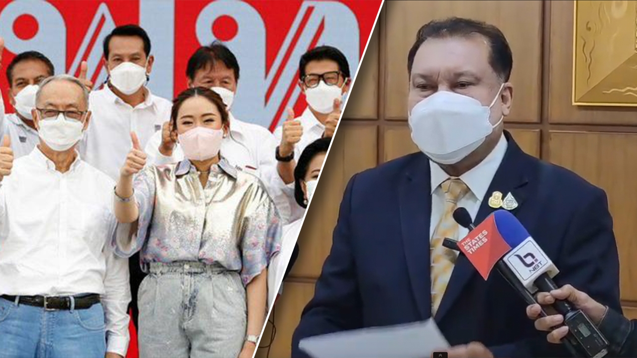 "สนธิญา" ยื่น กกต.ยุบเพื่อไทย "อิ๊งค์" พบ "ทักษิณ" ผิด พ.ร.บ.พรรคการเมือง