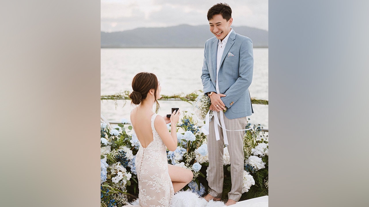 พราวฟ้า การัญชิดา ขยันสร้างตำนาน เผยคลิปเป็นฝ่ายคุกเข่าขอ เสี่ยโบ๊ท แต่งงาน 