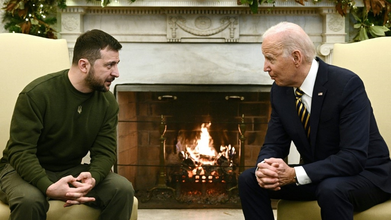 รัสเซียจวกยูเครน-สหรัฐฯ ไม่ได้ต้องการสันติภาพ หลังเซเลนสกีพบไบเดน