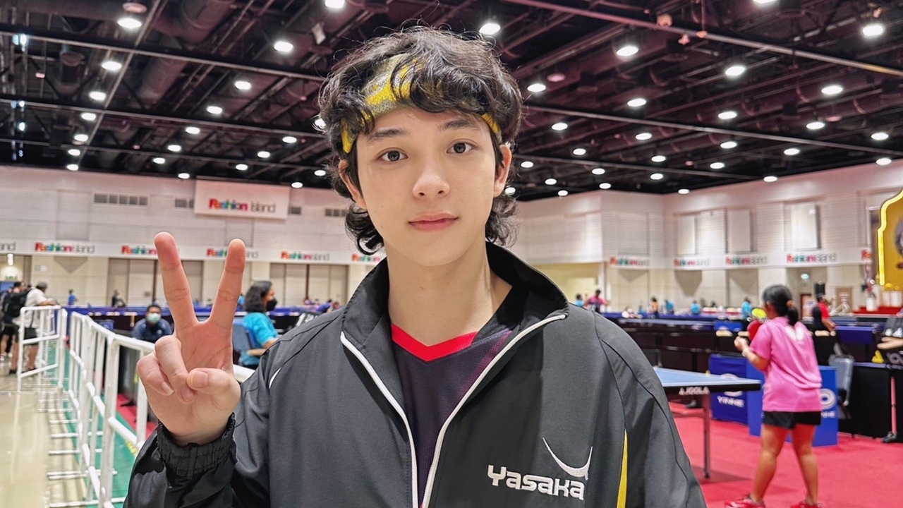 บาส สุรเดช รื้อฟื้นฝีมือโชว์ลีลาสุดเจ๋ง ลงแข่งปิงปองชิงถ้วยพระราชทาน