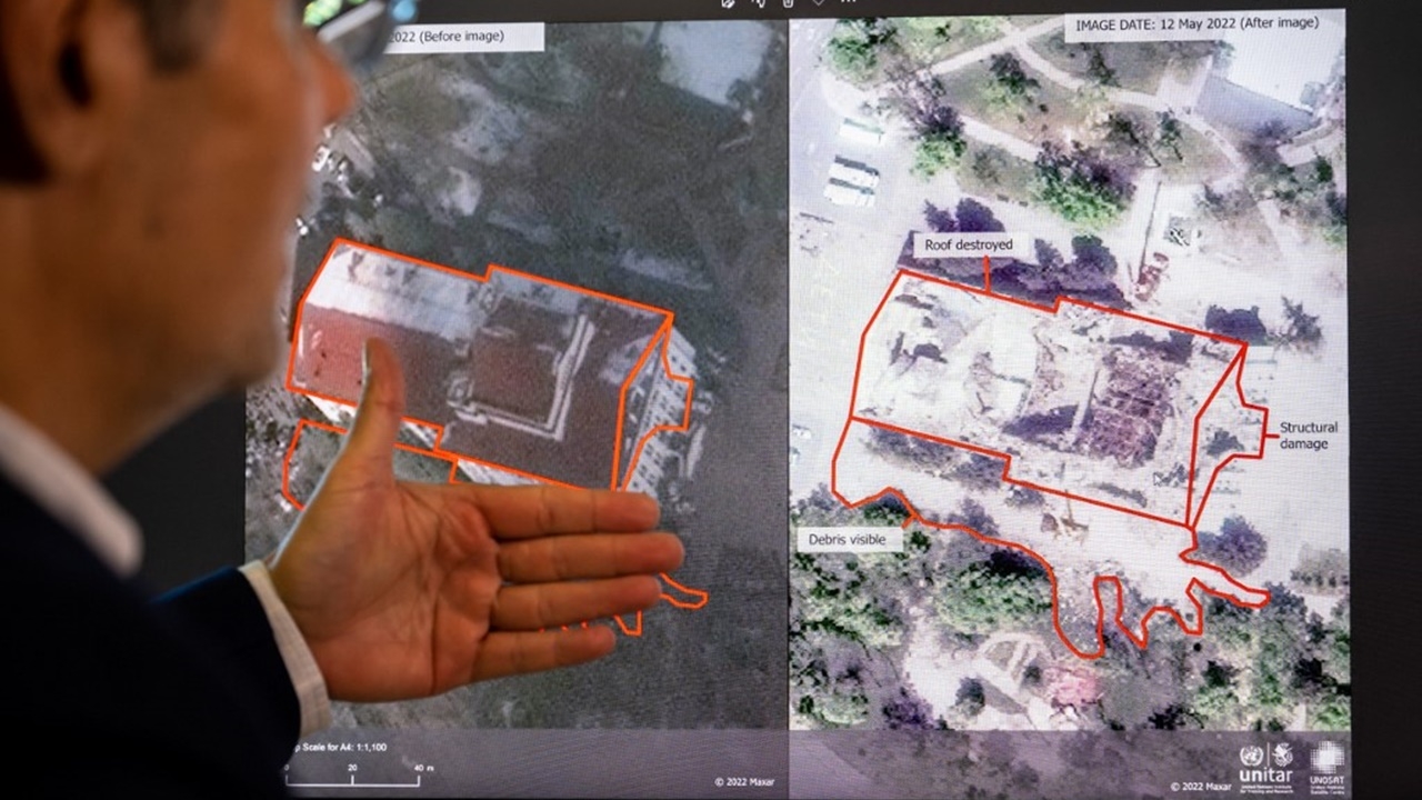 ยูเครนโวย รัสเซียรื้อโรงละครมาริอูโปล ปกปิดการฆาตกรรมนับร้อย