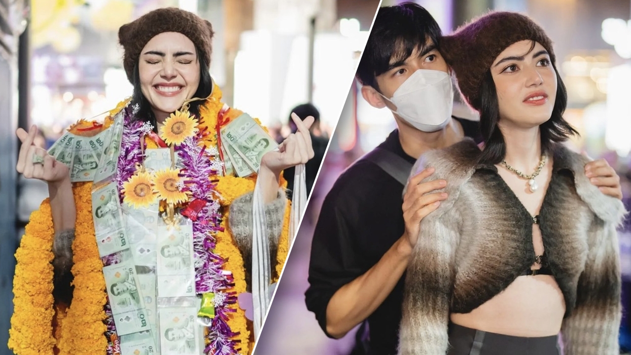 ใหม่ ดาวิกา จับไมค์ขึ้นร้องเพลงโชว์ หวานใจเกาะติดตามเชียร์ไม่ห่าง 