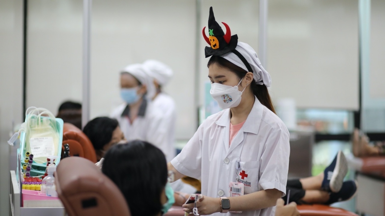 ฮาโลวีน 2022 คึกคัก "สภากาชาดไทย" ชวนคนสุขภาพดีบริจาคเลือด