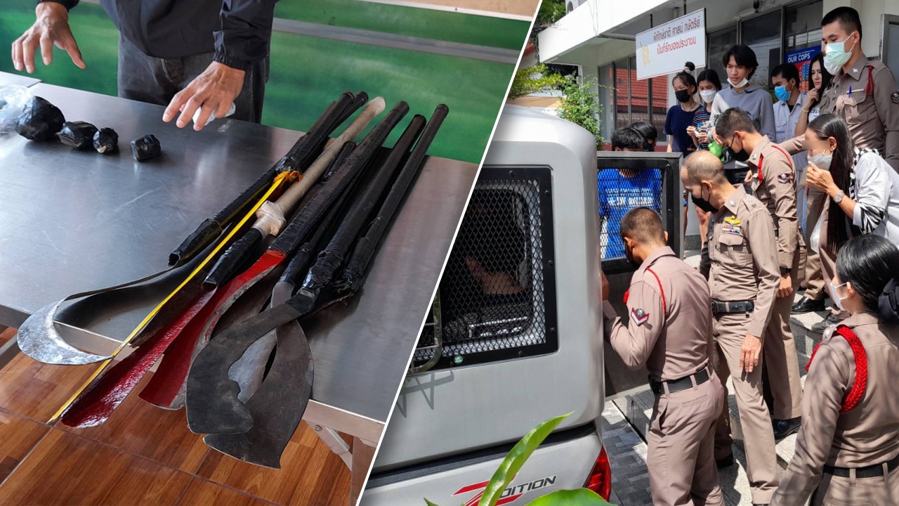 จับแล้วแก๊งโจ๋ เปิดศึกปาระเบิด เป็นเยาวชน อายุน้อยสุดแค่ 13 ส่งฟ้องศาลทันที