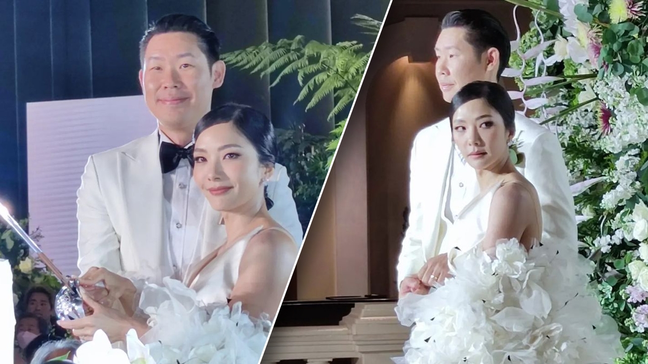 อุ๋ย บุดดาเบลส ควงแฟนสาวเข้าพิธีแต่งงานสุดหวาน คนบันเทิงร่วมยินดี