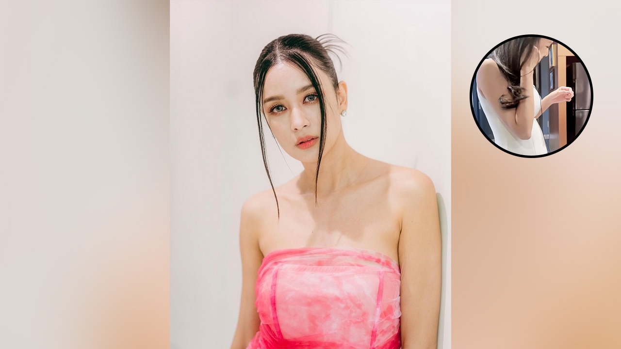 เบนซ์ ปุณยาพร เผยภาพตัวเองใส่ชุดเดรส จุดโฟกัสพุงป่องเหมือนท้องอ่อน