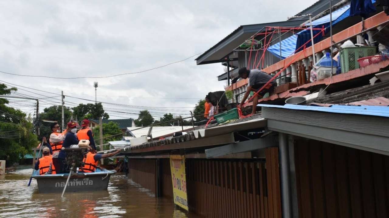 กองทัพเรือ เตรียมกำลังรับมือมวลน้ำเหนือลง กทม. ทะเลหนุนช่วงเดือน ต.ค. 65