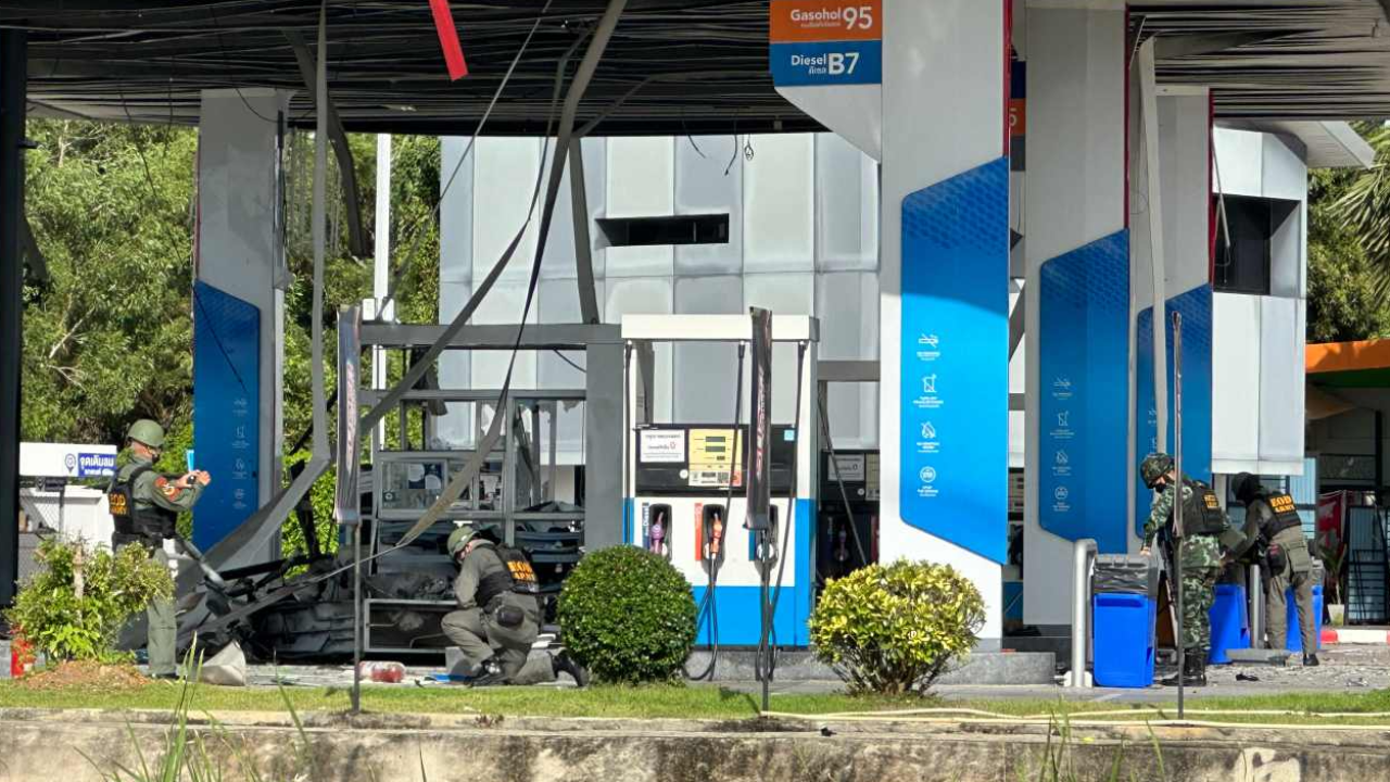 รู้ตัวมือวางระเบิดปั๊ม 2 แห่งในปัตตานี ชี้เจตนาป่วนช่วงประชุมเอเปก 