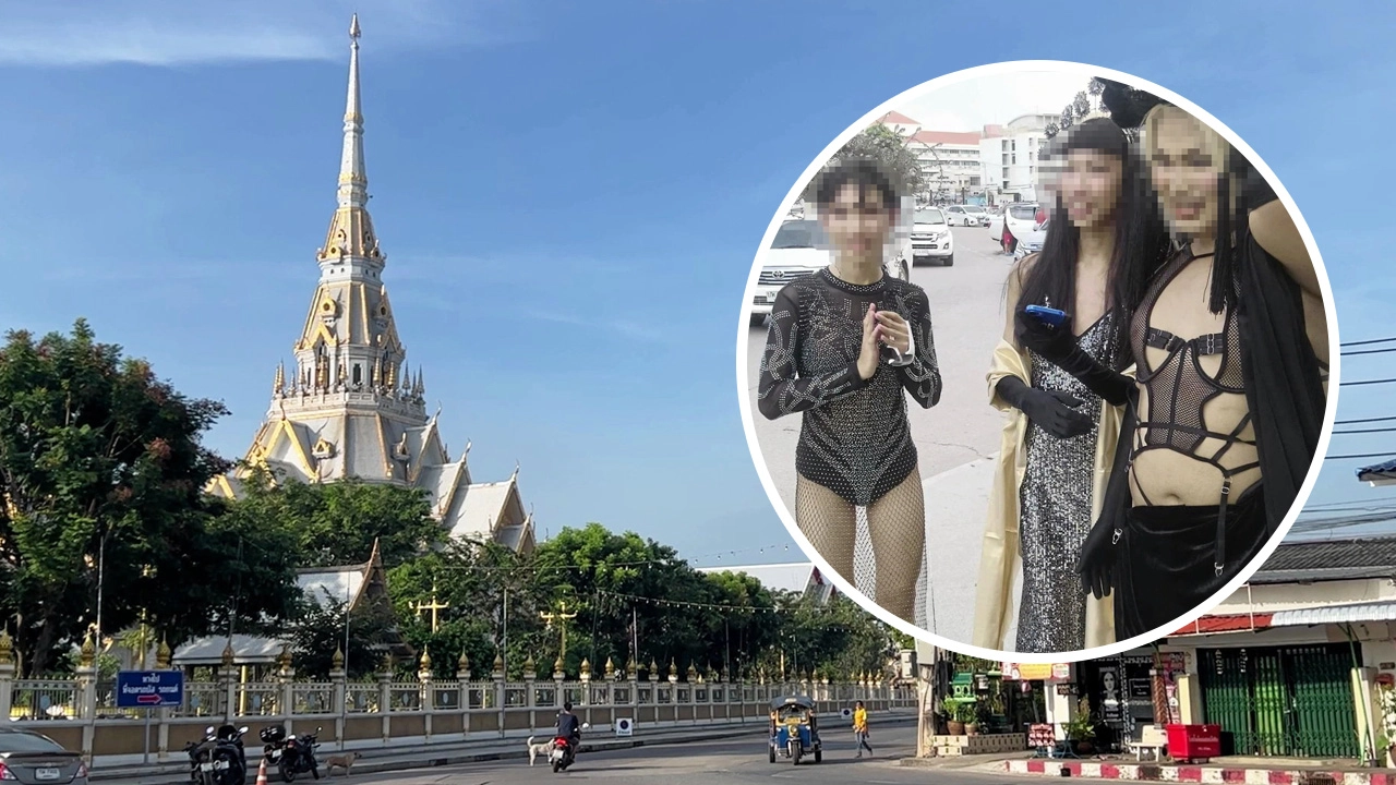 เอาผิดสาวสอง ให้ขอขมาหลวงพ่อโสธร 3 คนนุ่งหวิวถ่ายโฆษณาร้าน จยย.