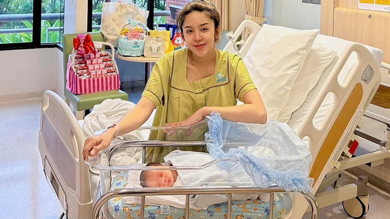เจ็บปวดที่มีความสุข นัส เมียโชค รถแห่ เผยความรู้สึกหลังคลอดลูกชายคนแรก