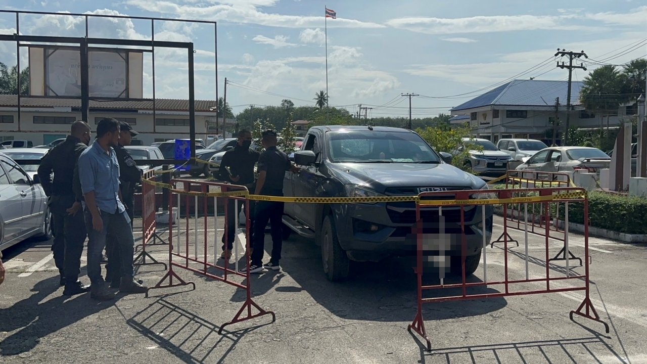 ตร.จำลองเหตุยิงเสี่ยรับเหมาเวียงสระ เชื่อวางแผนมาดี ยังกบดานในพื้นที่