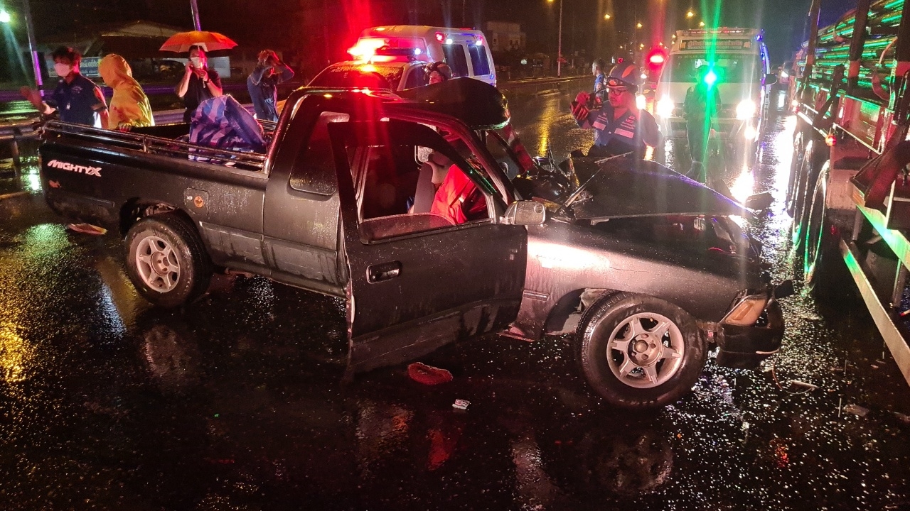 เผย เจ้าอาวาสปิกอัพชนรถพ่วงตายพร้อมแม่ชี ป่วยหลายโรค สงสัยทำไมขับเอง 