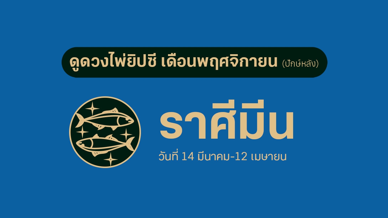 ดูดวงไพ่ยิปซี ราศีมีน เดือนพฤศจิกายน (ปักษ์หลัง)