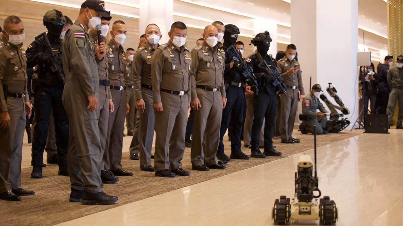 ผบ.ตร.ติวเข้มซ้อมมาตรการ รปภ.ศูนย์ฯ สิริกิติ์ ก่อนเริ่มประชุมเอเปก 2022
