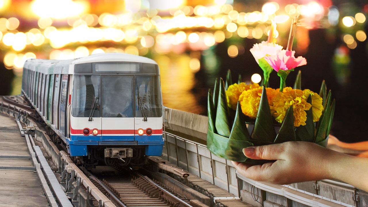 เช็กอิน “งานลอยกระทง 2565” ตามแนวรถไฟฟ้า ใกล้ที่ไหนปักหมุดได้เลย