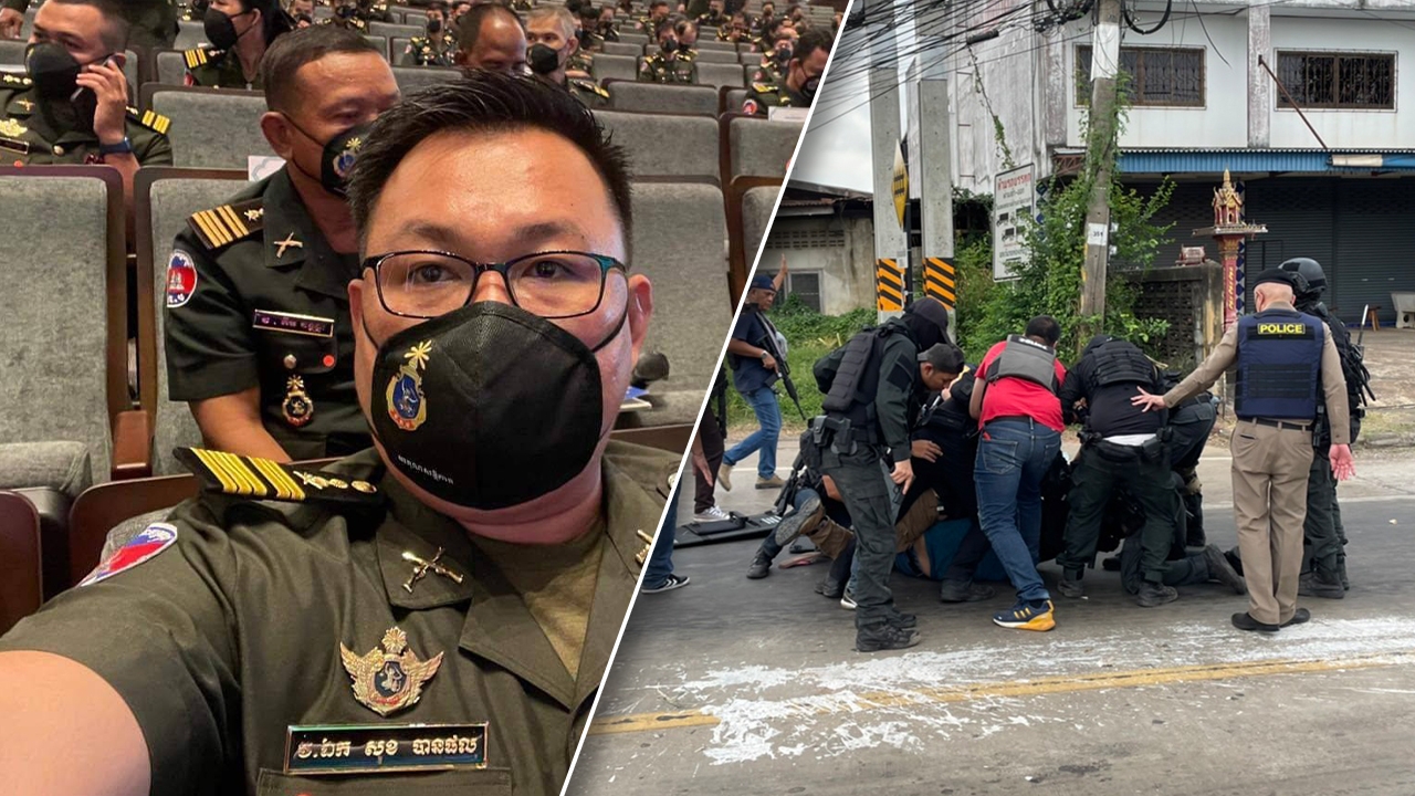 พ.อ.เขมรคลั่ง ซิ่งรถพกปืน แหกด่านเข้าไทย ทหาร-ตร.ไล่ล่า 12 ชม.จนมุม