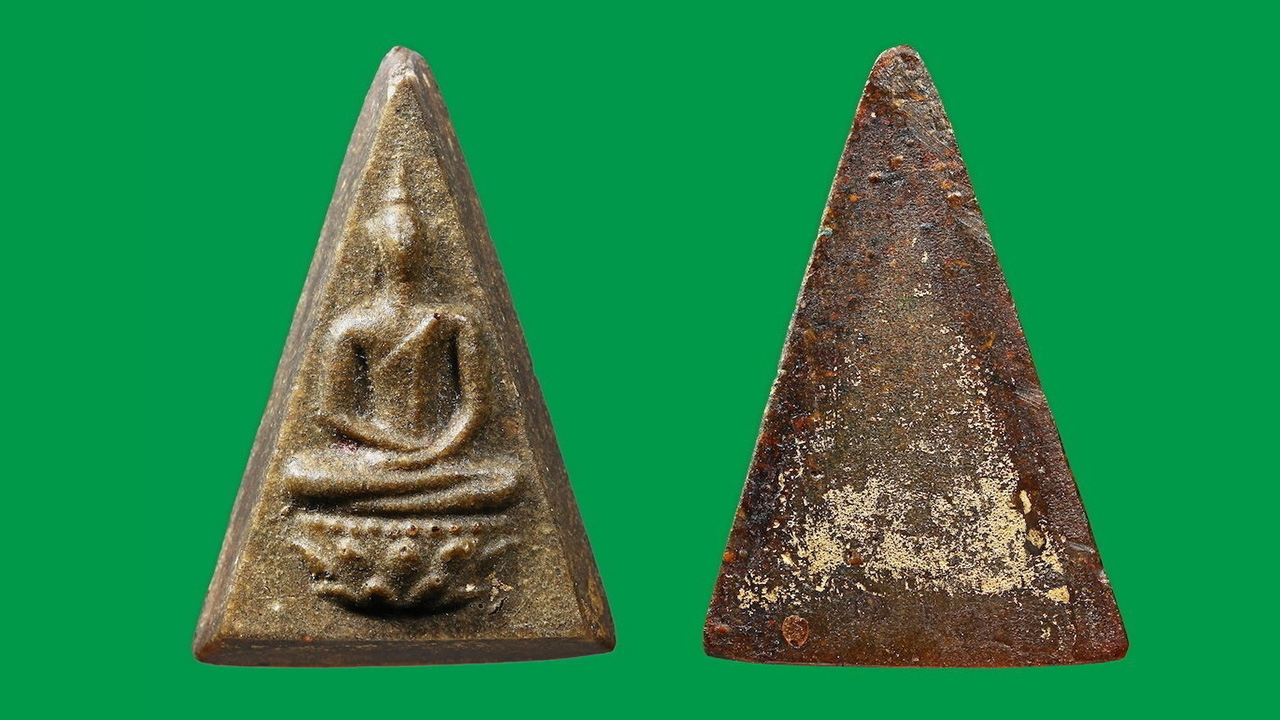 พระสมเด็จจิตรลดา พ.ศ.2510 พระเครื่องฝีพระหัตถ์ ในหลวง ร.9 เพียงหนึ่งเดียว