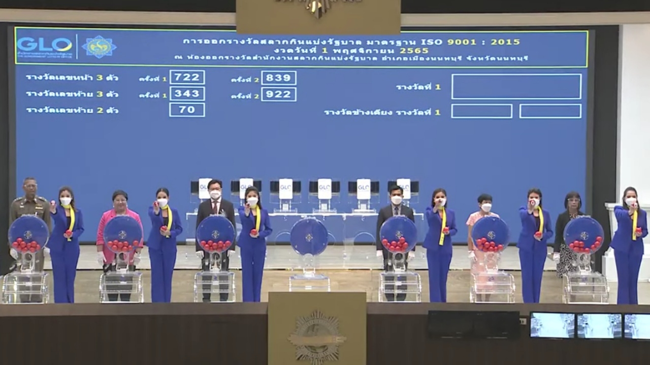 ฮือฮา "รางวัลที่ 1" งวด 1 พ.ย.65 ต่างกับงวด 16 ต.ค.65 เพียงตัวเดียว 