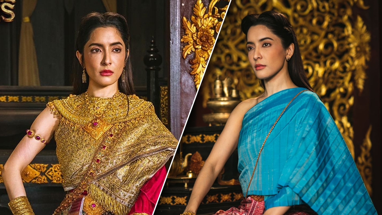 ส่องชุดไทย “พิ้งกี้ สาวิกา” ในบท “เจ้าจอมกินรี” จากละคร “ลายกินรี” สวยสะกดทุกลุค