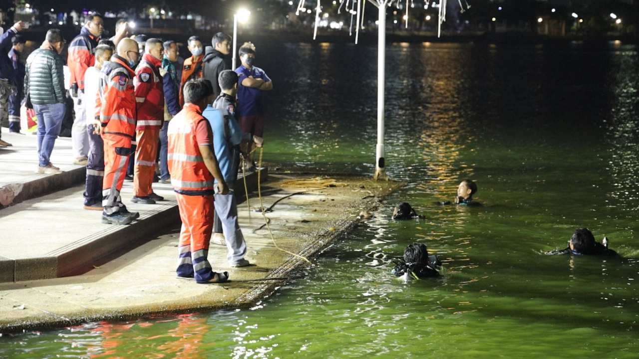 กู้ภัยอุดรค้นหาชายอุ้มลูกเดินลงหนองประจักษ์ หายไปกลางดึก ค้นหาใหม่วันนี้