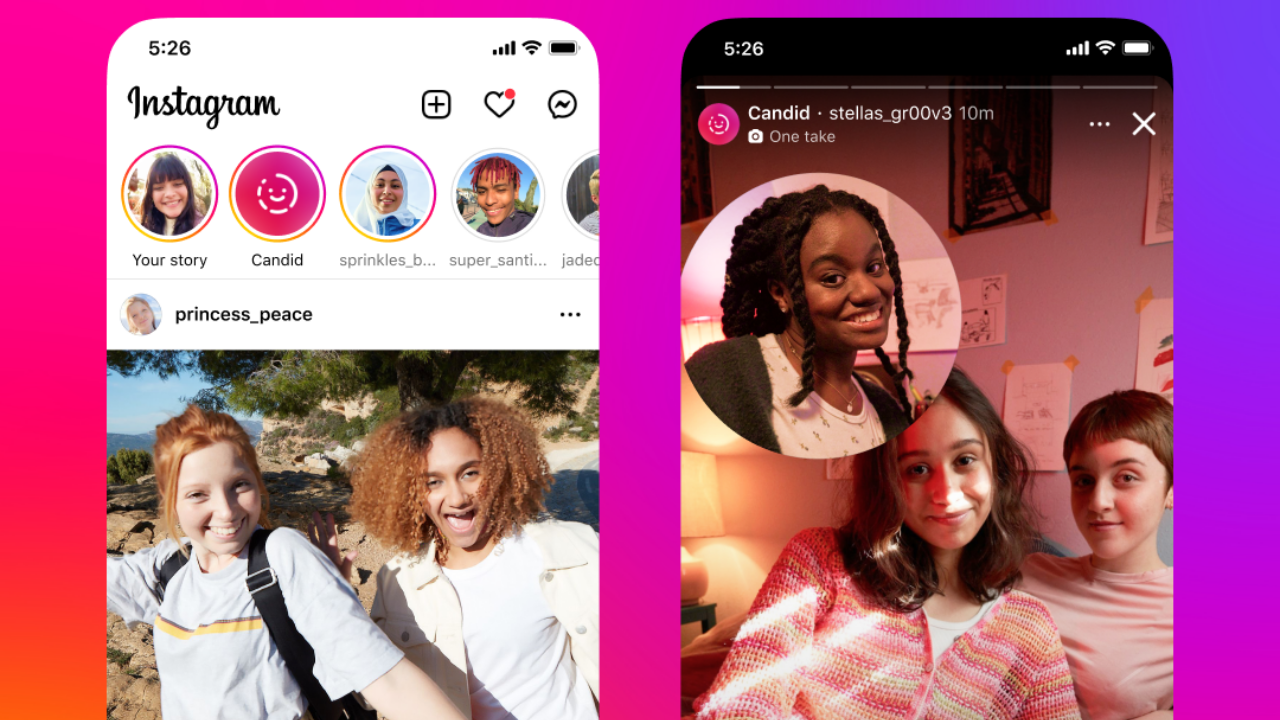 Instagram ส่งฟีเจอร์ใหม่ Candid Stories แรงบันดาลใจจากแอปพลิเคชัน BeReal