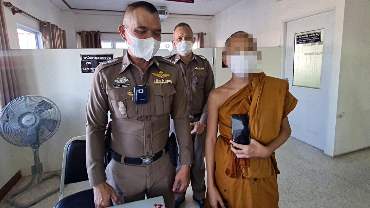 5 โจรกลับใจ คืนโทรศัพท์ให้เณร เขียนจม.ขอ “ลบโพสต์ ได้บ่”