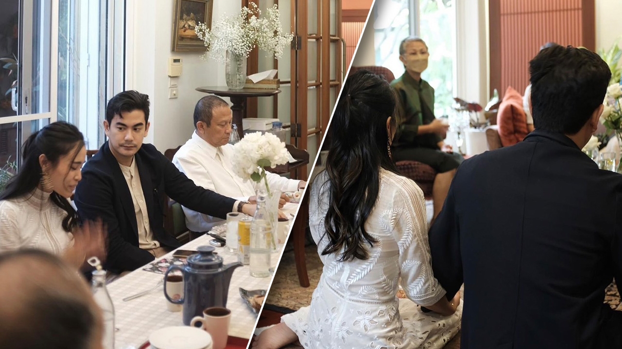 ฌอห์ณ จินดาโชติ เข้าพิธีสู่ขอแฟนสาวแต่งงาน บรรยากาศสุดอบอุ่นเรียบง่าย