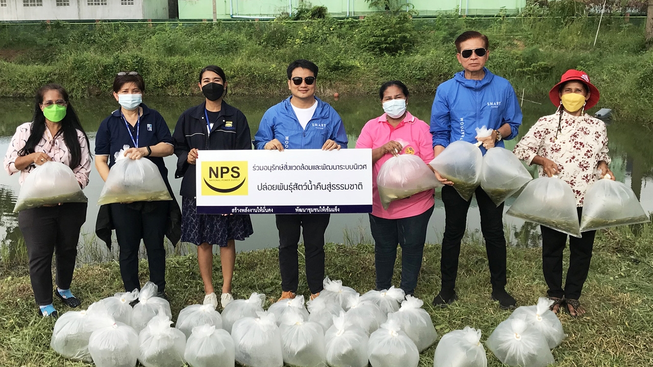 NPS จัดกิจกรรม CSR ปล่อยปลา กุ้งคืนสู่ธรรมชาติ ฟื้นฟูระบบนิเวศ อนุรักษ์สิ่งแวดล้อม