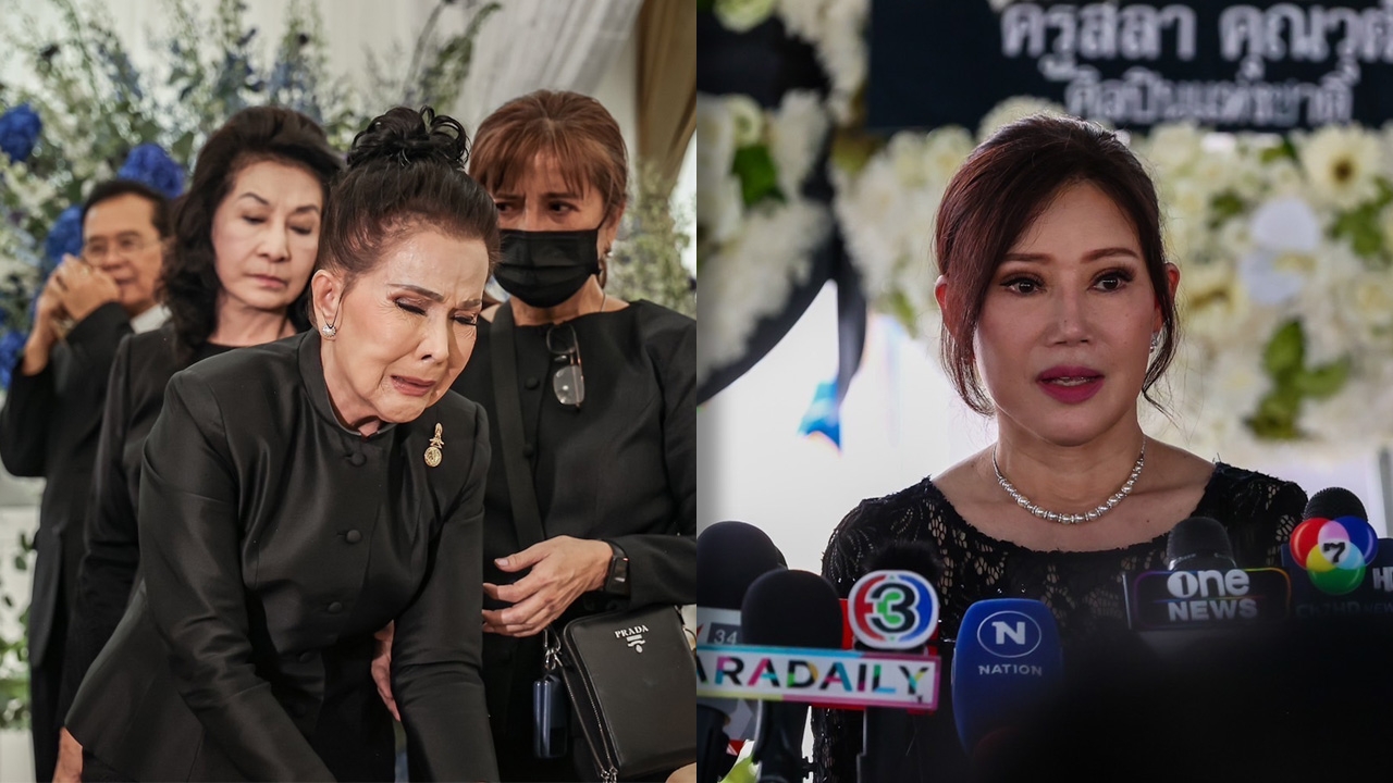 หลั่งน้ำตาอาลัย "ส้ม อรวี" นักร้องคู่ขวัญ "ชรินทร์" เผยห่วงสุดท้ายก่อนจากไป