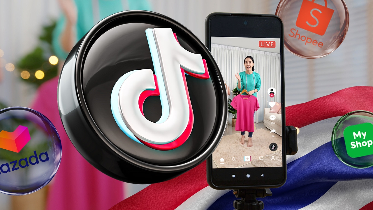 TikTok Shop สร้างเศรษฐกิจ ผู้ขายไทยครองแพลตฟอร์ม 2.4 ล้านคน ดันครึ่งปีแรก มูลค่าโต 500%