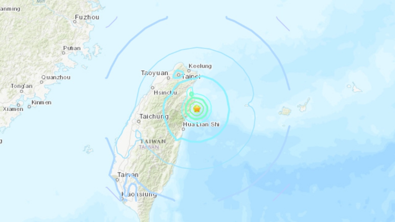 ไต้หวันระทึก เกิดแผ่นดินไหวขนาด 5.7 ลึกแค่ 9 กม. สะเทือนถึงไทเป