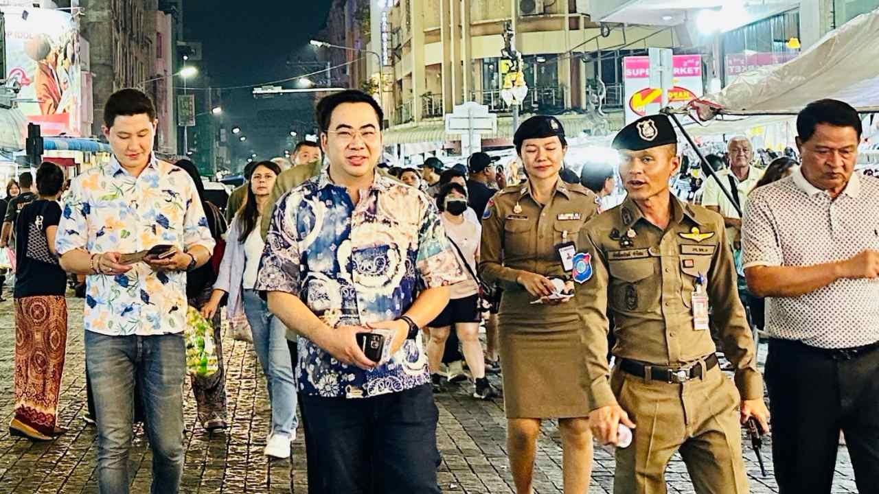 "พลภูมิ" ลงพื้นที่ ถนนคนเดิน "หาดใหญ่" กำชับ ตำรวจดูแลนักท่องเที่ยว