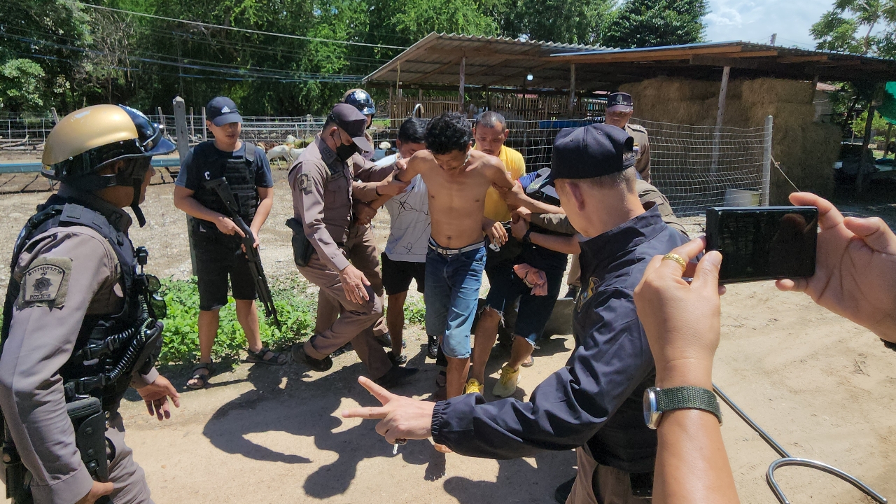 จับลูกทรพี ก่อเหตุมาตุฆาต คลั่งยาฆ่าแม่ ฟันหัวแบะด้วยมีด