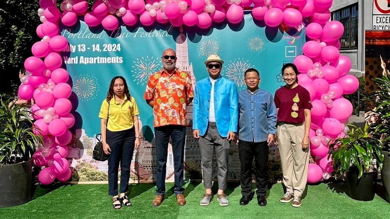 กสญ. ณ นครลอสแอนเจลิส นำทีมไทยแลนด์ร่วมงาน "Portland Thai Festival" ที่รัฐโอเรกอน