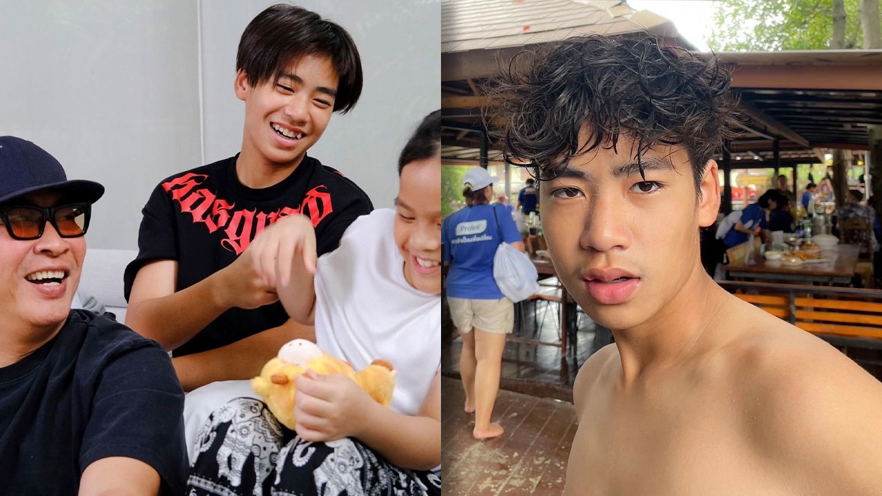 เปิดภาพล่าสุด น้องออก้า โตเป็นหนุ่มแล้ว หน้าเปลี่ยนไปเยอะ ลุคนี้หล่อมาก