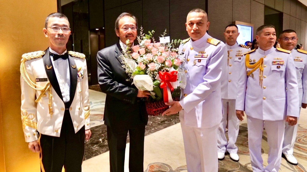 รอง ผบ.ทร. กระชับสัมพันธ์ นำคณะร่วมงานเลี้ยงวัน กกล.ป้องกันตนเองญี่ปุ่น