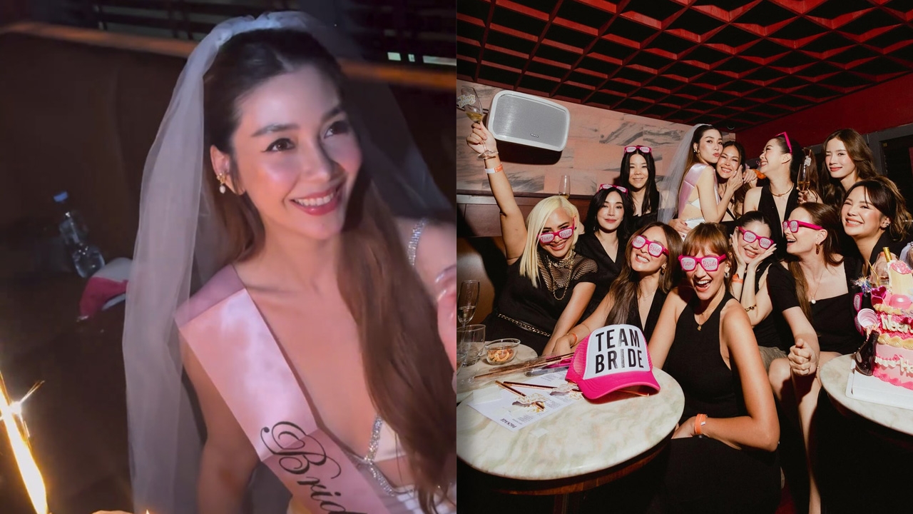 วุ้นเส้น เจอเพื่อนเซอร์ไพรส์จัดปาร์ตี้สละโสด ว่าที่เจ้าสาวสวยฉ่ำ (คลิป)