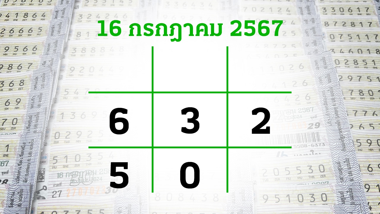 โค้งสุดท้ายหวย "เลขเด็ดงวดนี้" 16/7/67 ลุ้นโชคได้ที่ไทยรัฐทีวี-ไทยรัฐออนไลน์