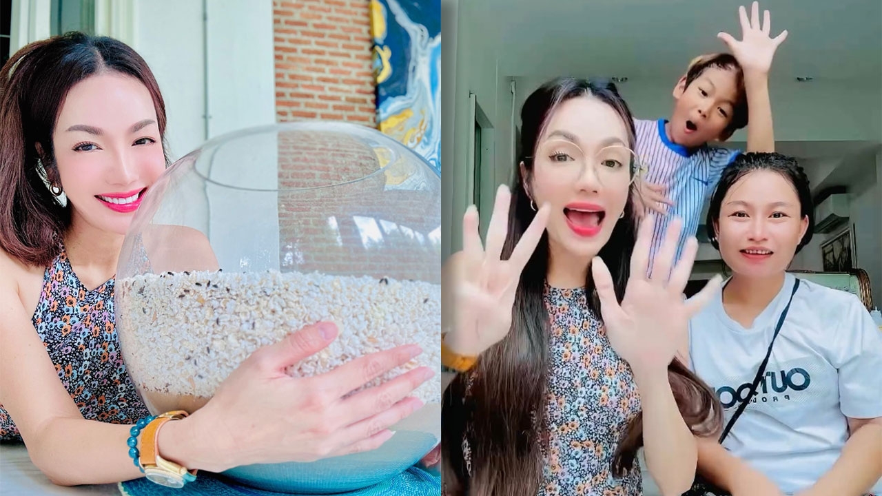 อ๋อม สกาวใจ เปิดเลขเด็ดน้องกระดิ่ง อัดคลิปแร็ปนับเลข 678 (คลิป)