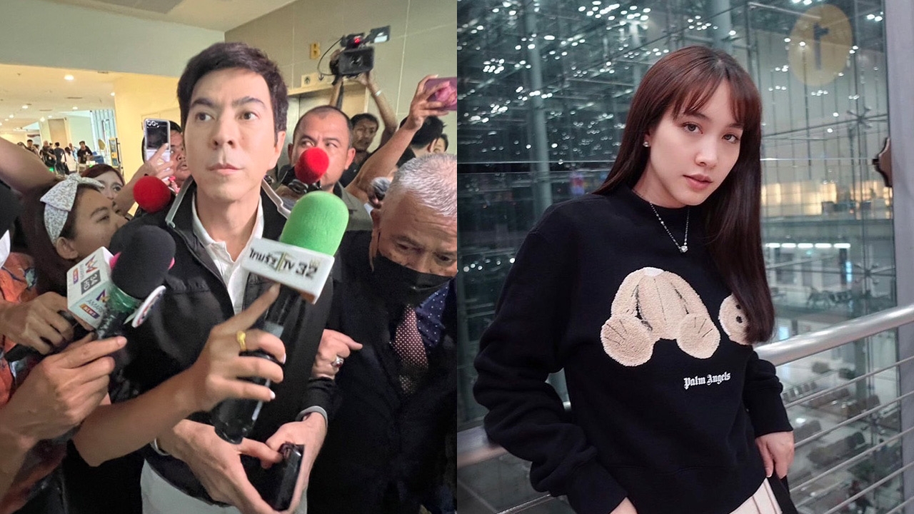 เปิดสีหน้า แซม ยุรนันท์-มิน พีชญา เข้าพบพนง.สอบสวน ก่อนถูกออกหมายจับ